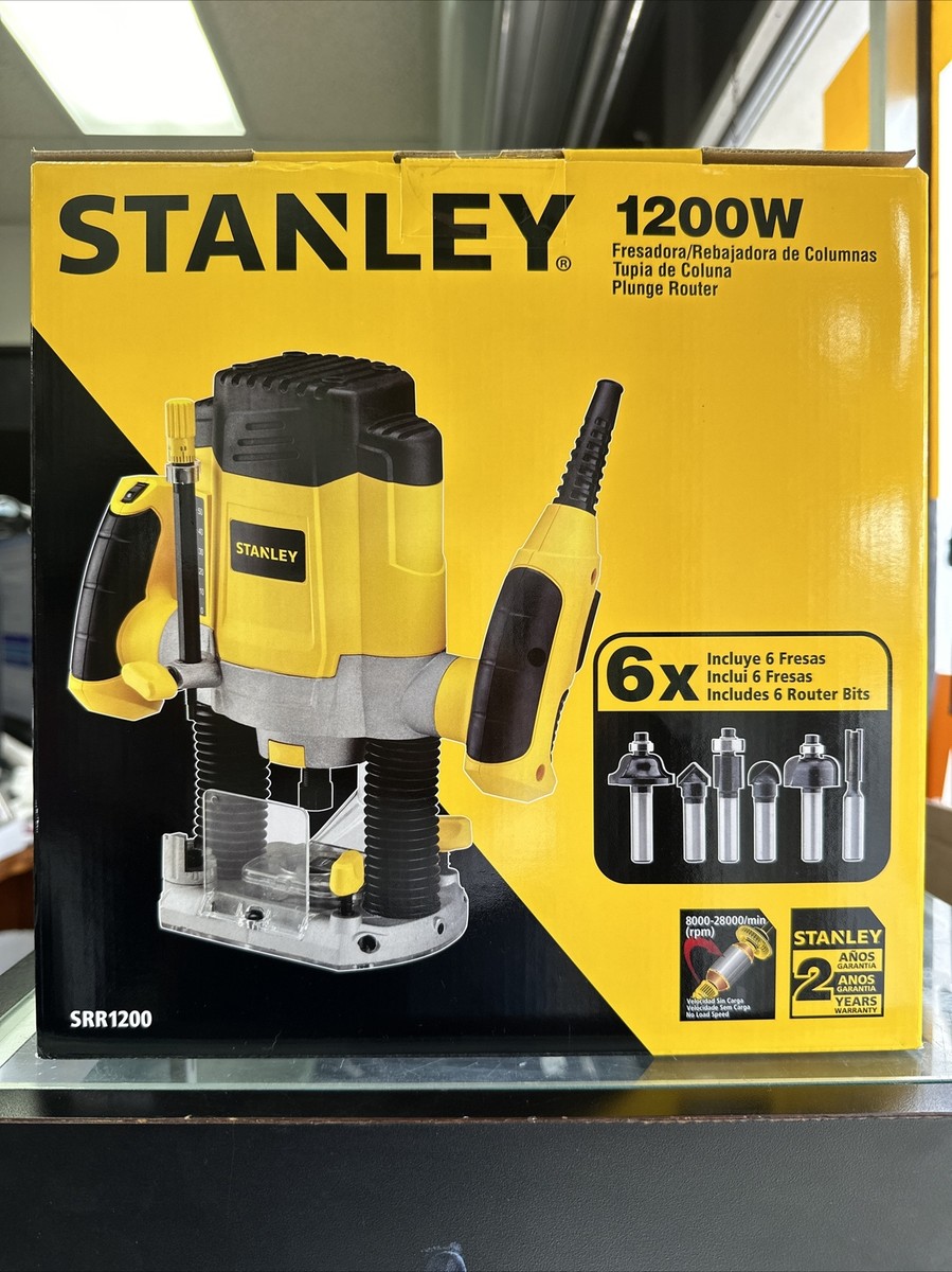 Stanley 265 Mk1 Router Router- Plunge router 1200w SRR12001 Stanley - Premium Tools and ...