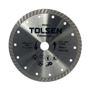 Blade - Diamond cutting blade 7" 76745 Tolsen