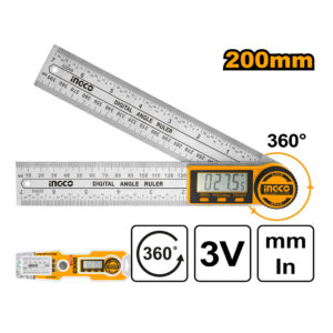 Rule - Digital Angle ruler 200mm HDAR20701 Ingco