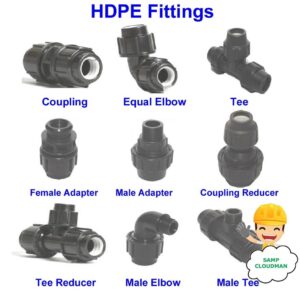 HDPE- HDPE Male Adopter 2.5'' Danco