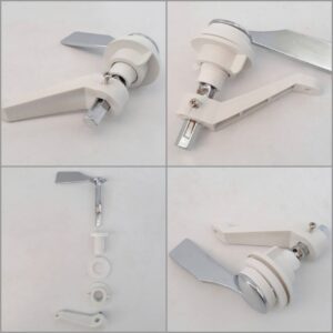 Handle - Metallic flush handle low level